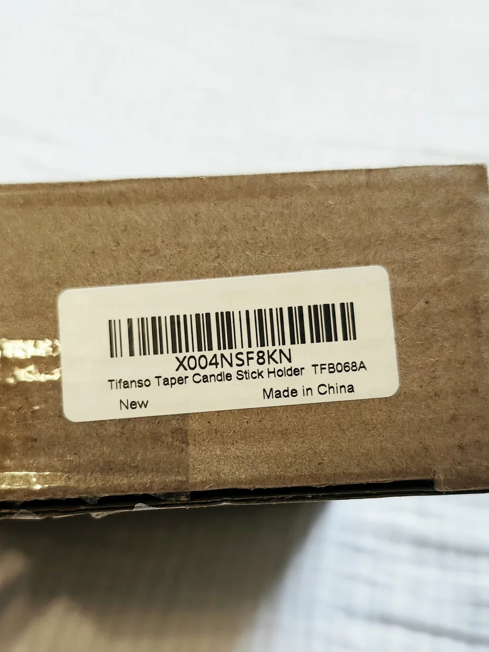 Gold Taper Candle Holders – Set of 12 | 4 Boxes